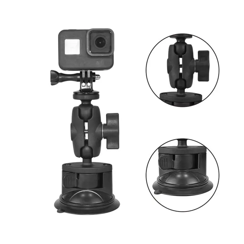 

Крепление-присоска M05K для камеры GoPro 11, 360° ° Регулируемый многофункциональный стандартный адаптер-кронштейн для съемки с держателем для экшн-камеры