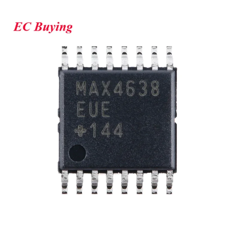 EC Buying MAX4638EUE+T Multiprocessor Chips MAX4638EUE+TTSSOP-16 3.5Ω, Single Channel 8:1 Low-voltage Analog Multiplexer Chip