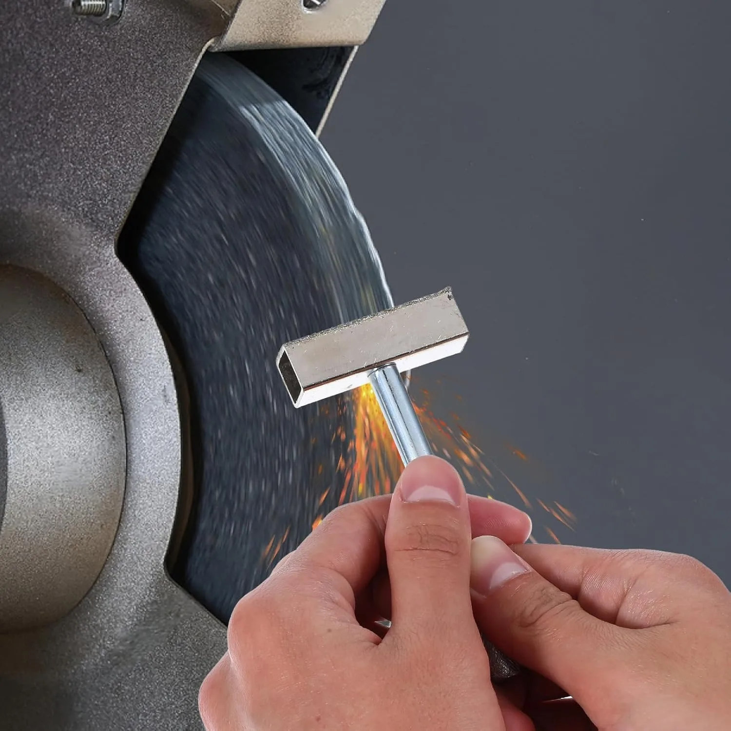 45mm Grinding Wheel Dresser Diamond Sharpening Stone Abrasive Tool Bench Grinder Dressing Tool for Truing Grinding Deburring