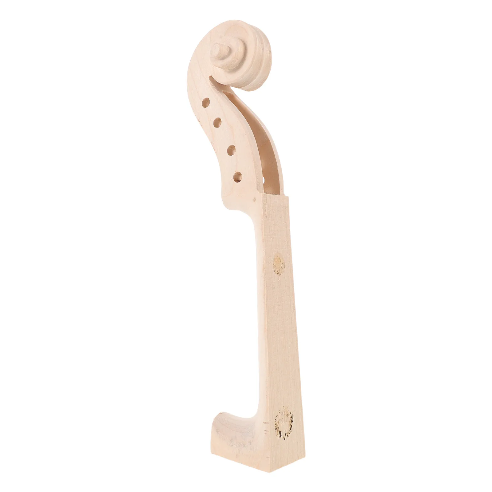 Violin Scroll Head Carved from Solid Maple Wood Ideal for Violin Repair Luthier Workshop Restoration Projects and Music