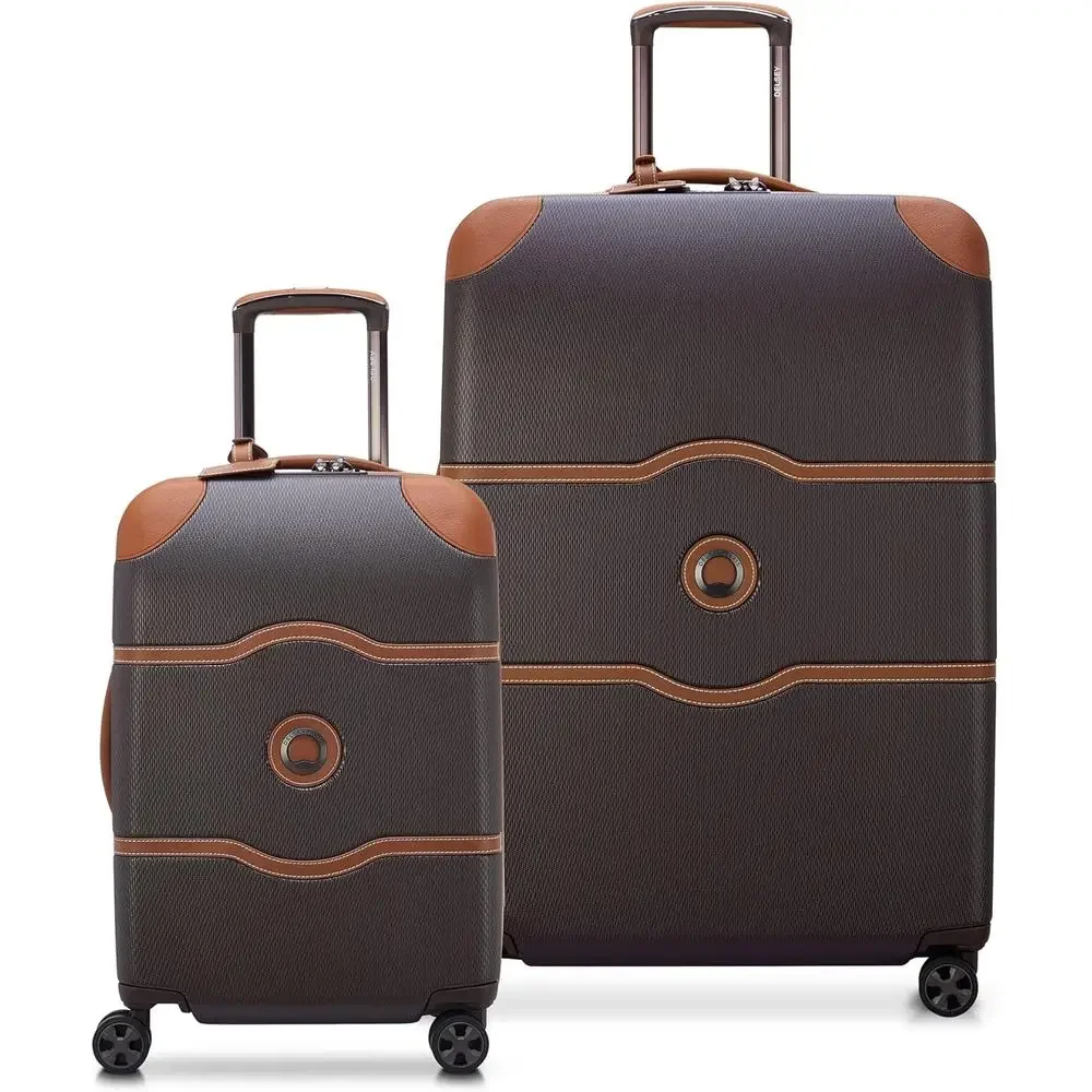 Châtelet Air 2.0 Hard Case Luggage Set with Spinner Wheels, Brown, 2-Piece (20 & 28)