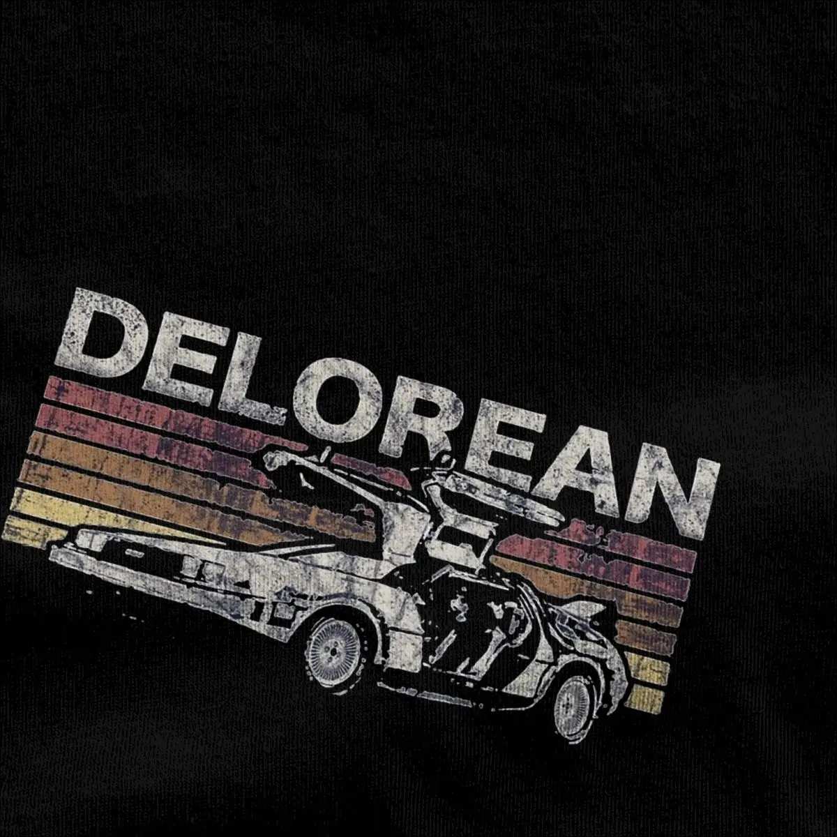 DeLorean Punk T Shirt Beach Rock Music Vintage T Shirts Cotton Hippie Tee Shirt For Men Short Sleeve Casual Top Tees