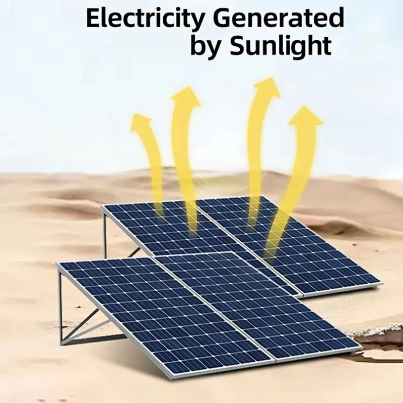 Customized 10kW Solar Hybrid MPPT Monocrystalline Silicon Solar Energy Power System Kit Solis Inverter For Commercial Use