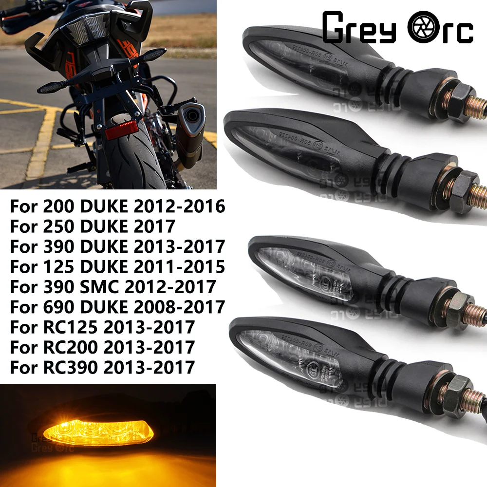 For KTM Duke 125 200 250 390 690 790 RC125 RC200 RC390 SMC/SMC R Motorcycle Turn Signal Indicator Flashing Light