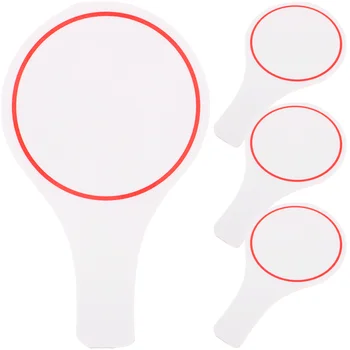 4 pezzi Tabellone segnapunti Punteggio vuoto Punteggio cancellabile a secco Lavagne segnapunti per giudici di voto Portatile