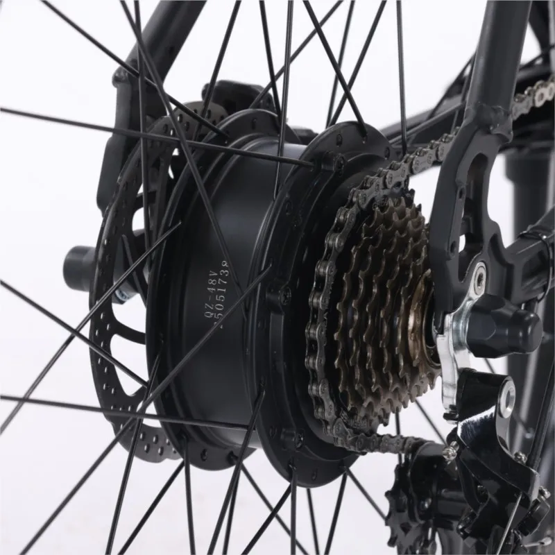 Electric Mountain Bike Commiting out Lithium Battery Removable Outdoor Sports 48v350w image 6