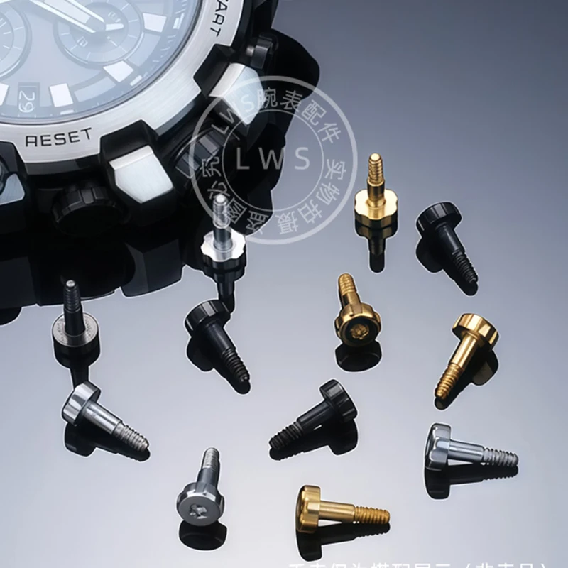 สกรูนาฬิกาสำหรับ G-SHOCK คาสิโอ MTG-B3000 ซีรีส์ ตัวเรือนหน้าปัด สกรูตกแต่งด้านหน้า อุปกรณ์เสริมนาฬิกาสำหรับผู้ชาย