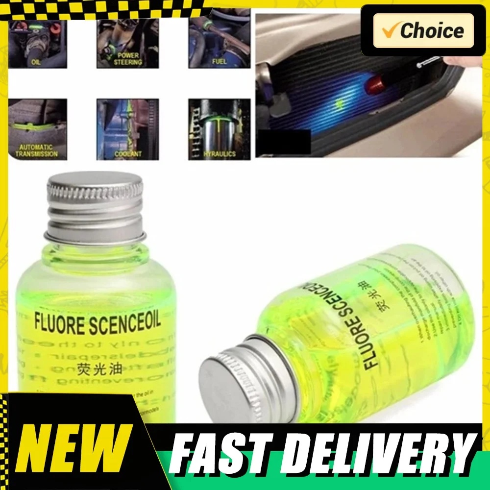 Test Dye Agent Dye Oil Car Air-Conditioning Fluorescent Oil Dye Air Conditioning Repair Tool for R134A R404A Refrigerants