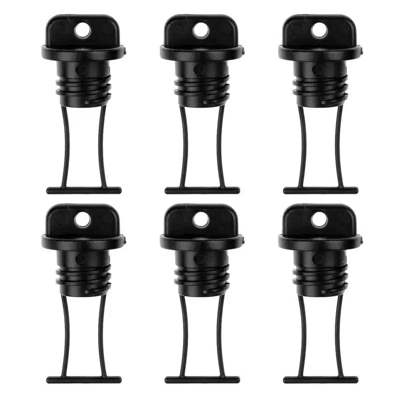 

Kayak Plugs Mini Drain Holes Stopper Bung 6Pcs Kayak Accessories Replacement Drain Plug For Kayaks Canoe Most Fishing Boats