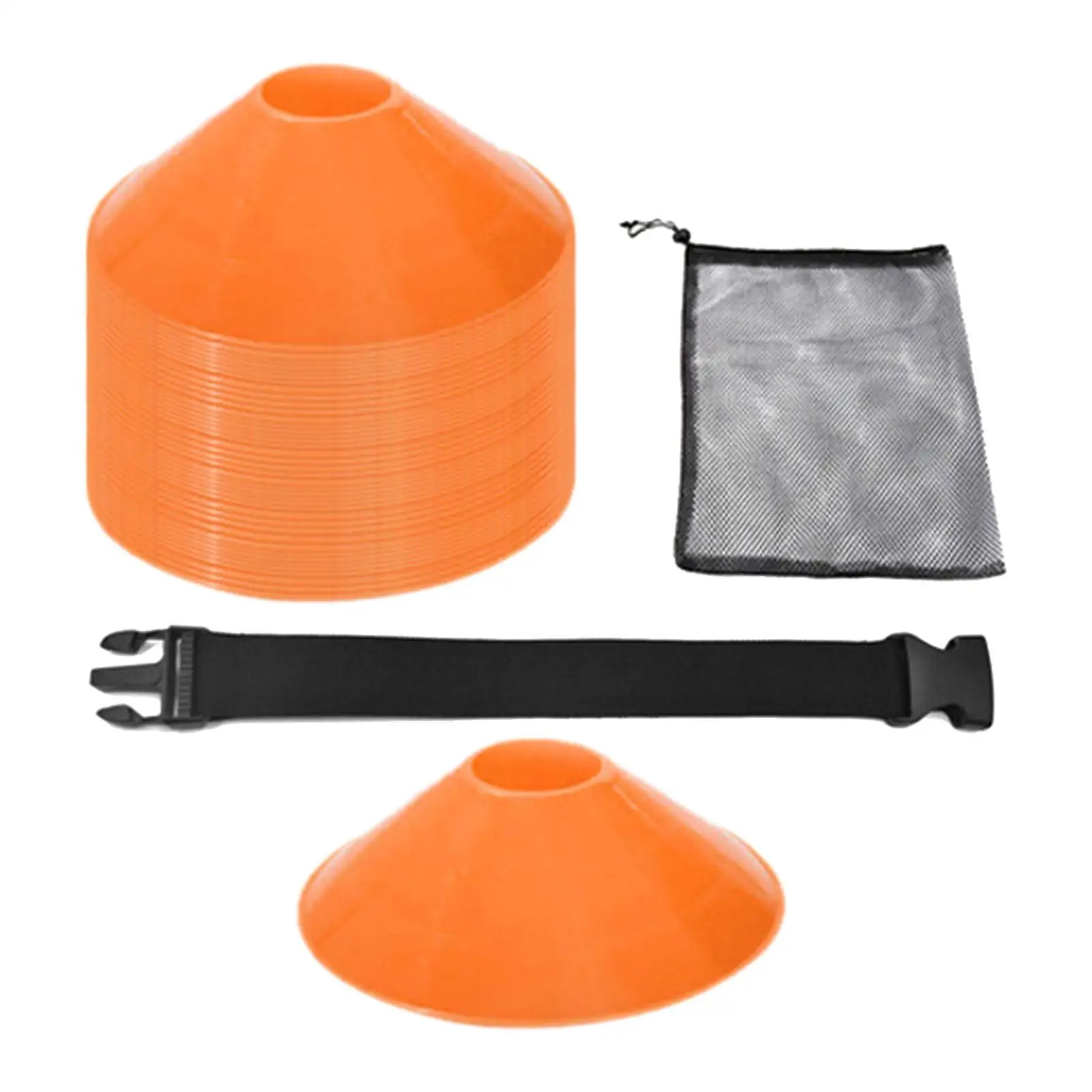 Soccer Cones for Training Flexible Durable Agility Training Disc Cones for Outdoor Indoor Challenge Skating Kids Games Practice