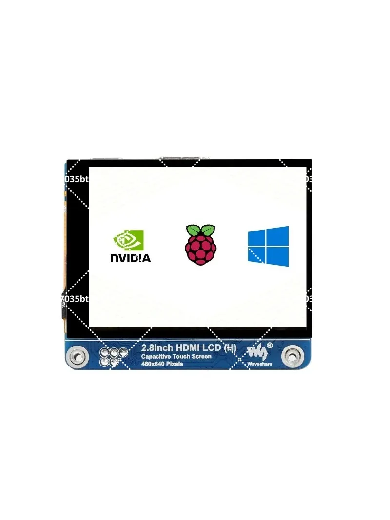 2.8inch HDMI IPS LCD Display (H), 480×640, Adjustable Brightness, Optical Bonding Screen