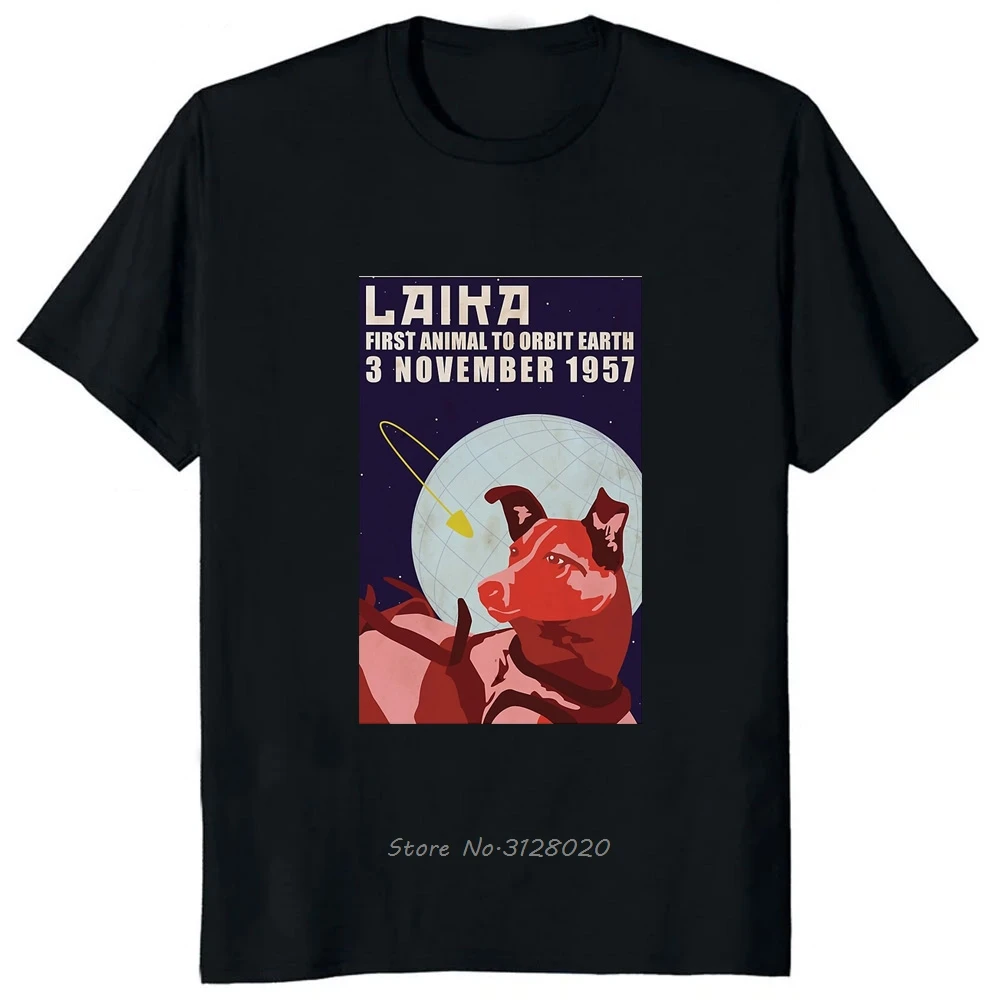 تيشيرت رجالي مطبوع بنمط هاراجاو ، تيشيرتات ، تيشيرتات ، ملابس الشارع ، محب ، فضفاض ، تيشيرتات ناعمة ، كلب كرتون مضحك ، لايكا ، الولايات المتحدة الأمريكية ، الهيب هوب