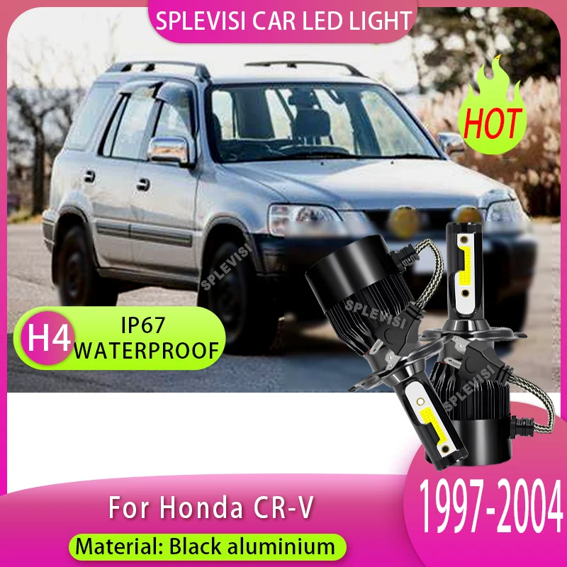 

The beam is wide and uniform LED Car Light Headlamp 9003 6000k White For Honda CR-V 2004 2003 2002 2001 2000 1999 1998 1997