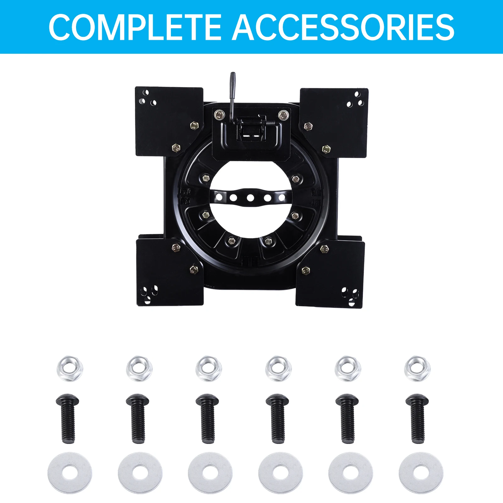 รถหมุนที่นั่ง Van ฐานหมุนรถที่นั่ง 360 ที่นั่งฐานหมุนแผ่นเหล็ก Fit สําหรับ RV Commercial Vehicle,วิศวกรรมยานพาหนะ