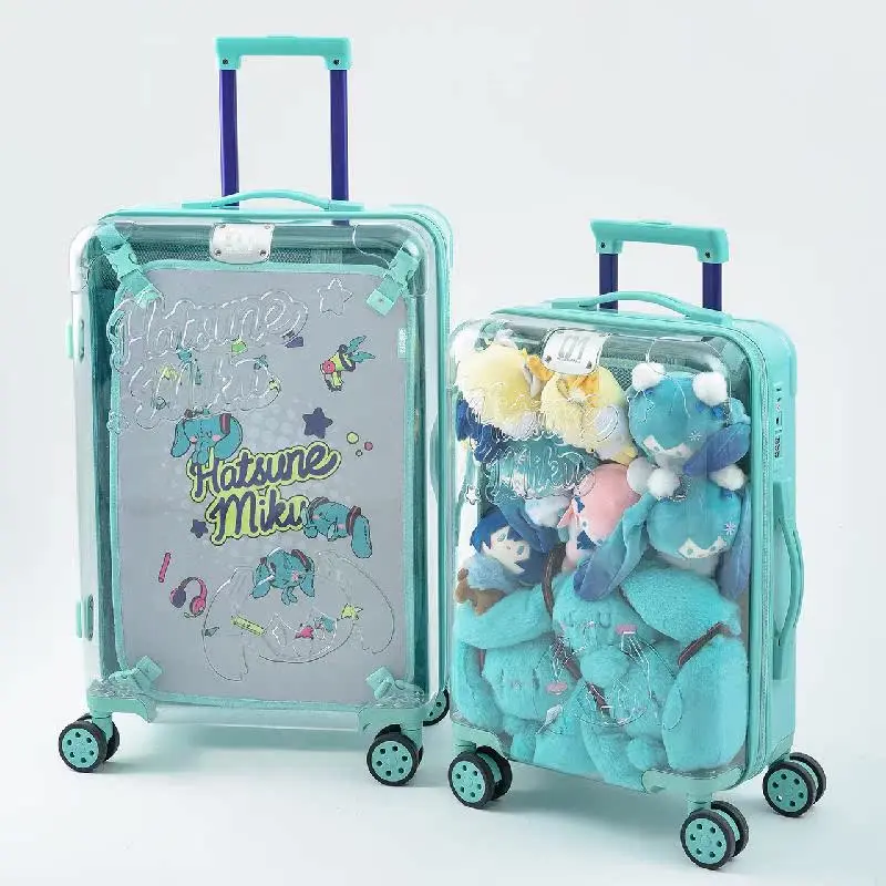 Genuine Bemoe Hatsune Miku Accompanying The Future Pain Pack Type Multi Functional Display Trunk 20 Inches Kawaii Girl Gifts