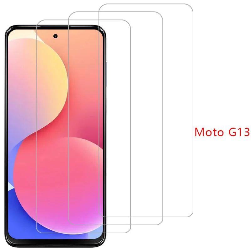 protective tempered glass for motorola moto g13 screen protector on motorolag13 motog13 motog g 13 13g film glas motorol mot mto