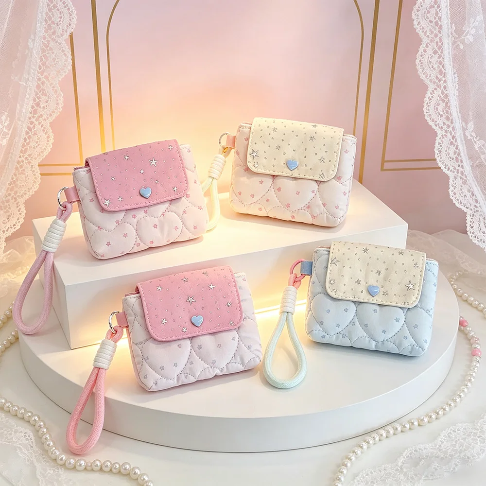 

Новая модель: Стильный милый чехол-кнопка в стиле Ins для карт и слушалок, мягкий, портативный, для хранения CCD-камеры и наушников, подарки