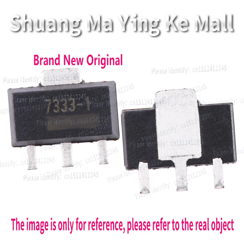 10PCS HT7333-1 HT7333 MARK:7333-1 SOT89 MAX 250mA 3.3V 3V3 Tolerance ±3% LDO, Three Terminal Regulator IC CHIP New original