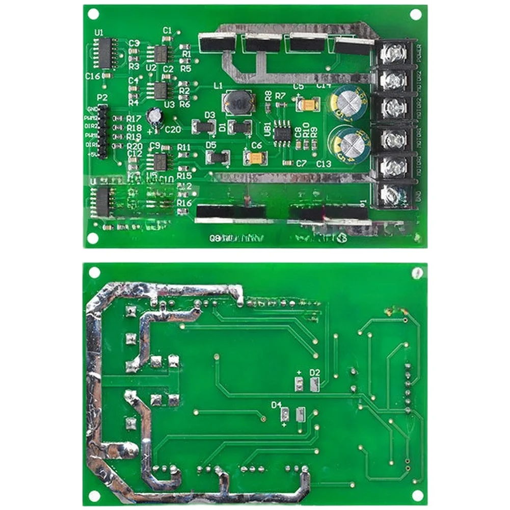 15A DC Motor Driver Module H-For Board for Robot 3V-36V Input Forward Reverse Brake 30A Peak Current  15A DC Motor