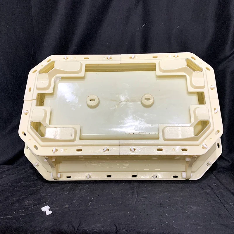 Factory Direct 2026 Diamond flower pot mold bottom grouting plastic flower box model landscaping production cement