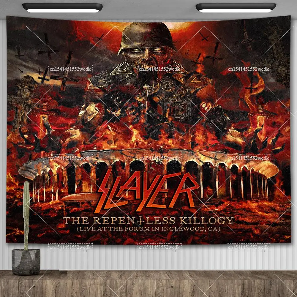 Slayer Album Covers South Of Heaven Tapestry Wall Hanging Heavy