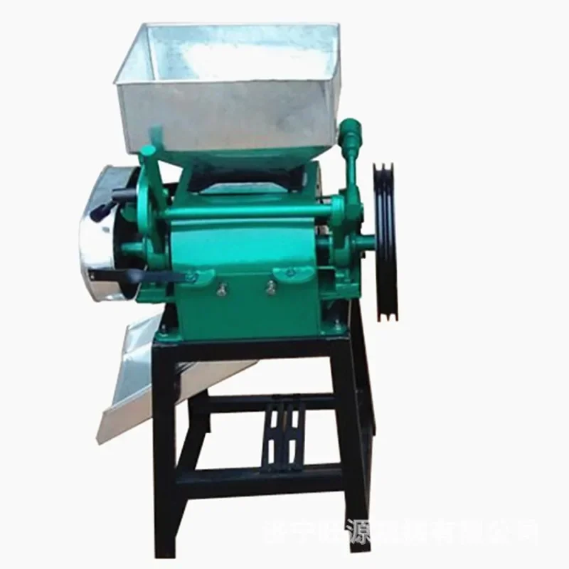 

Household small squeegee, soybean and oat squeegee, thickness adjustable peanut crusher