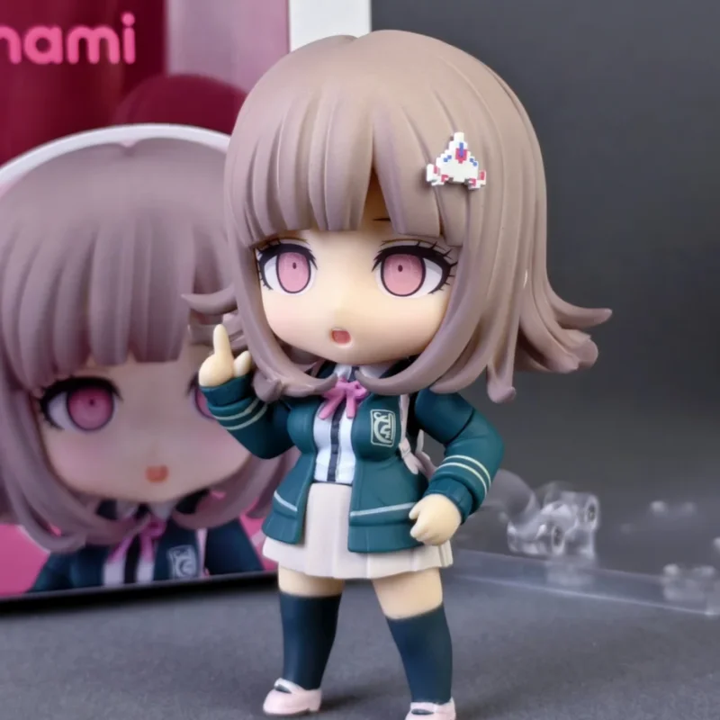 

Dimension Anime Toys Chiaki Nanami Danganronpa Posable Chibi Q Style Collectible Action Figure Game Doll For Male Fans