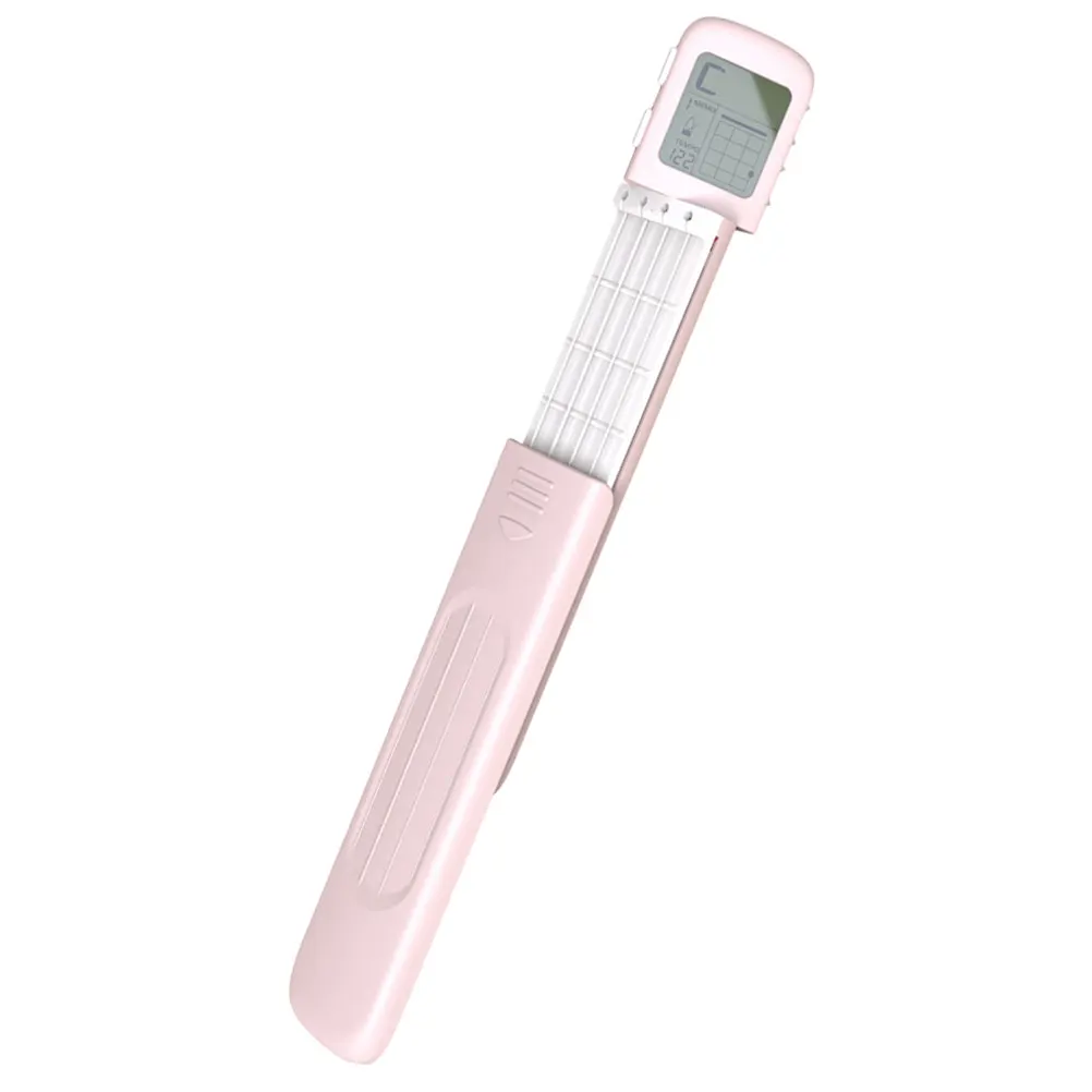 

1 pc Learning Tool Portable Practice Device Display Screen Beginner Training Exerciser Abs Material Ukulele Accessories Chord
