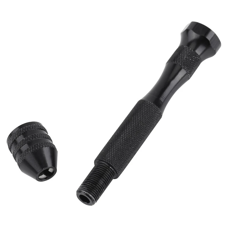 A23T Mini Hand Drill Manual Twist Drill 0.3-3.6mm Chuck 25 HSS Bits for Wood Plastic Rubber Crafts Jewelry Making