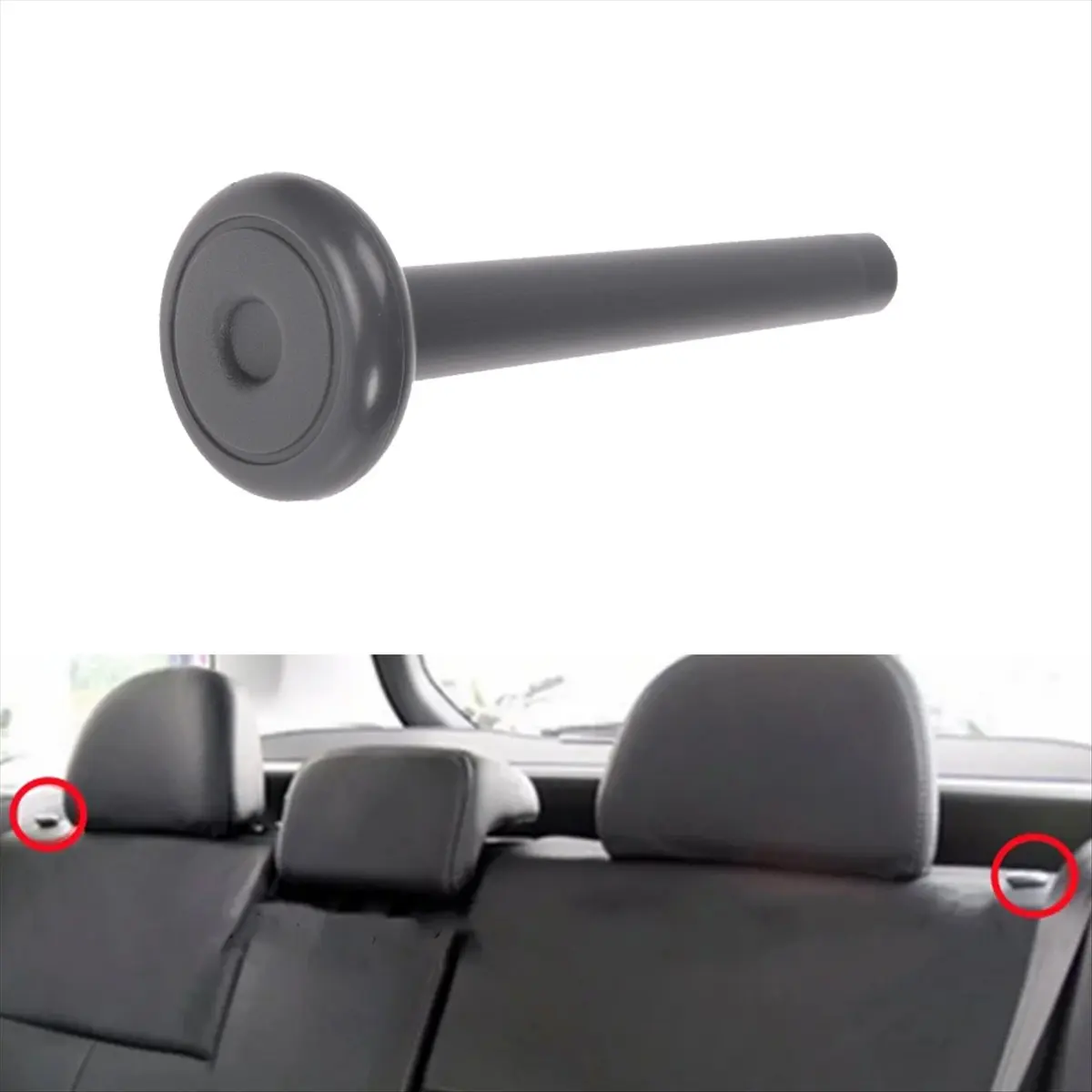 #61A Rear seat release button,Car Rear Folding Seat Release Handle Knob for Subaru Dark Gray (Dark Gray)