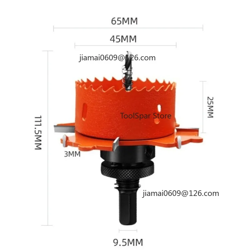 Recessed Light Hole Cutter Gypsum Board Drilling Tool For Embedded Downlight Borderless Spotlight Fixture Installation