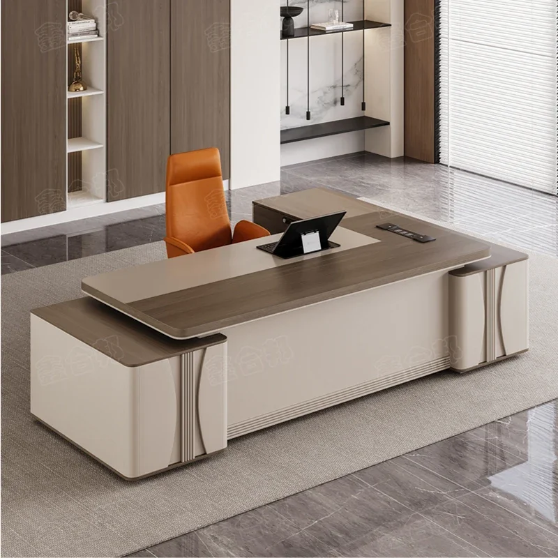 

Minimalist Desk Executive Office Furniture Room Tables Supplies Accessories Seating Table Writing Organizer Computer Tavolo Home