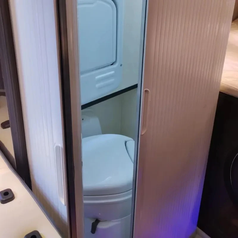 Campervan Roller Shutter PVC S Slats RV Showers Bathroom Toilet Fittings