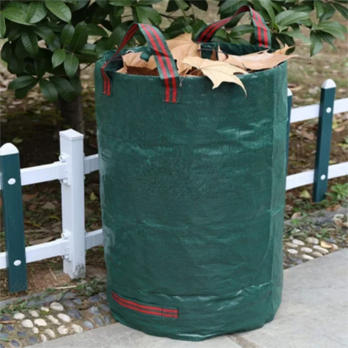 272 L Durable Outdoor Garden PP Waterproof Garden Waste Lawn Leaf Bag