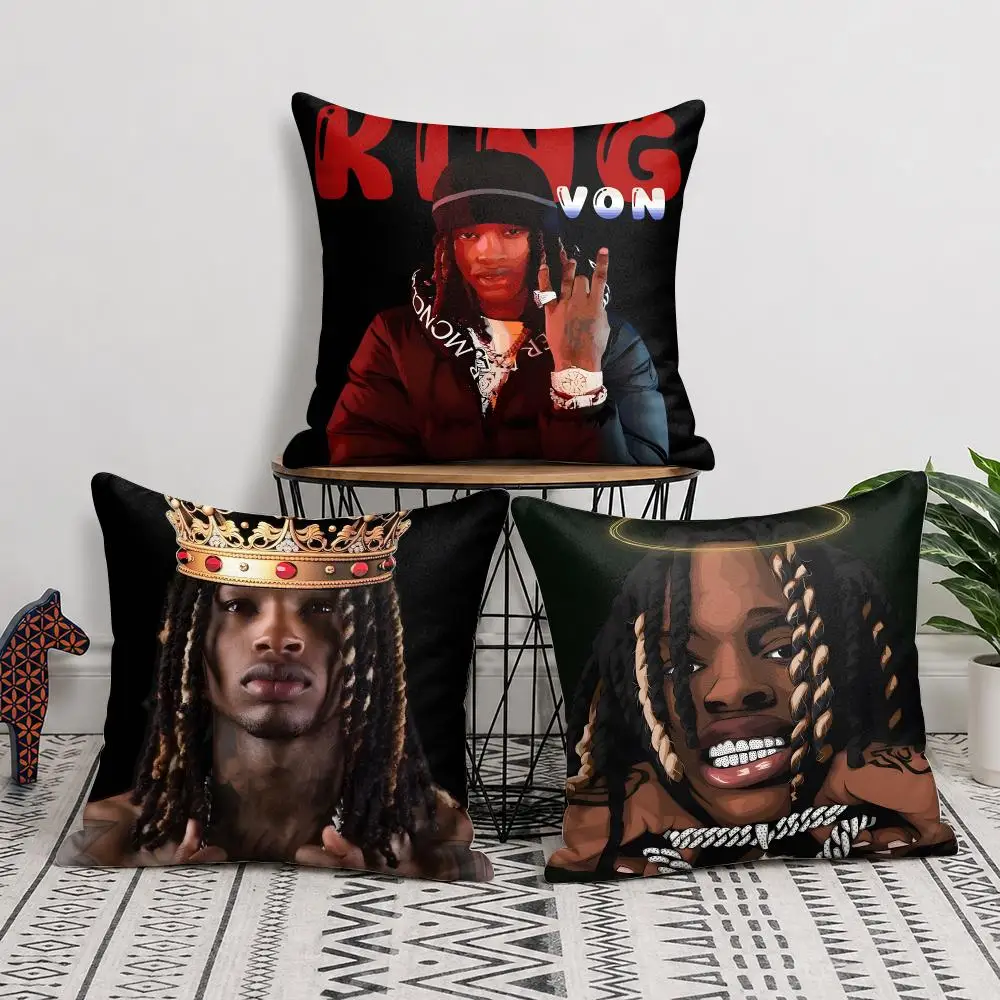 Hot Singer K-King V-Von Cushion Cover Wrinkle-Resistant Short Plush Pillow Case Breathable Machine-Washable