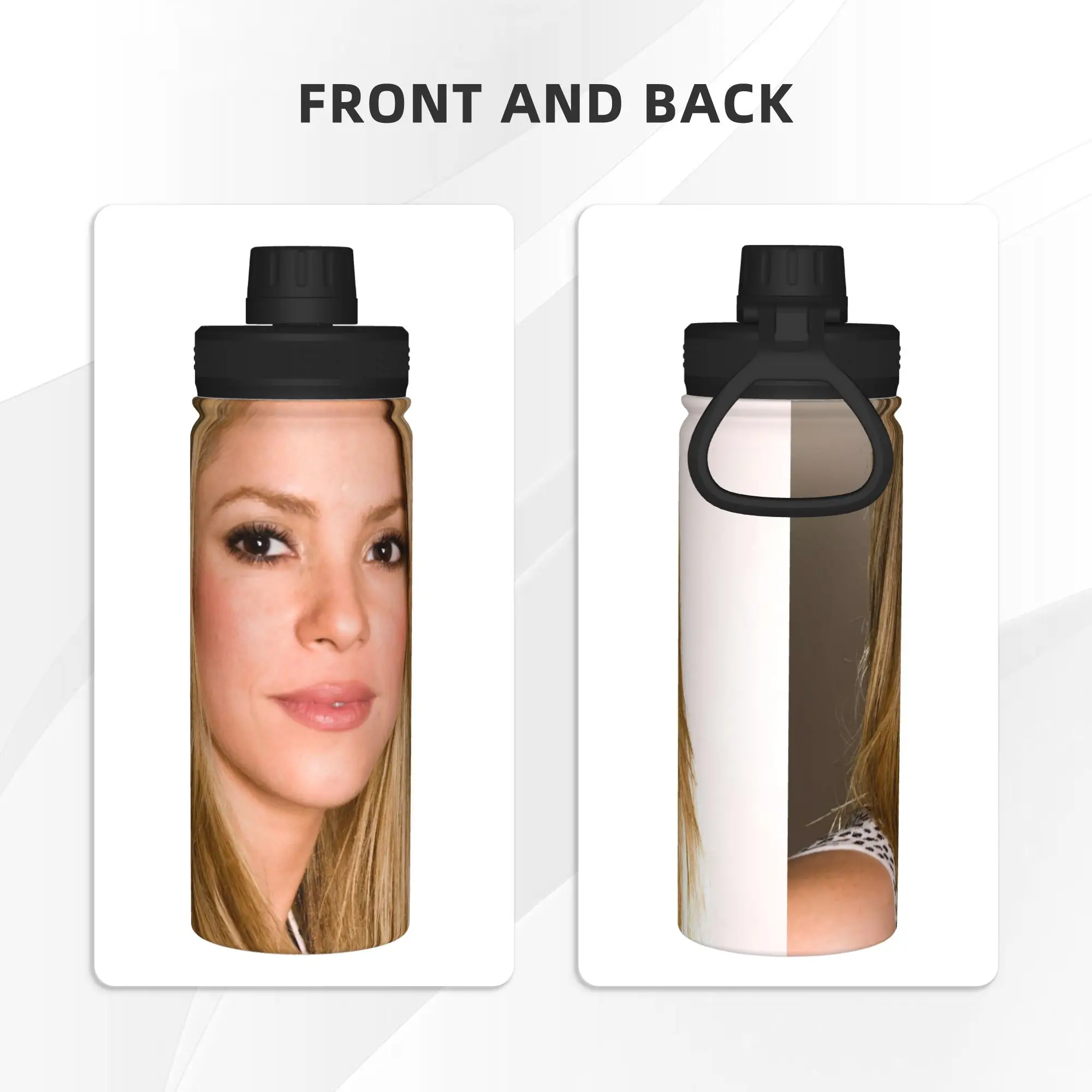 Singer S-Shakira 18OZ Sports Insulated Kettle  Thermal Cup Vacuum Flask Double Wall Mugs Water Bottle