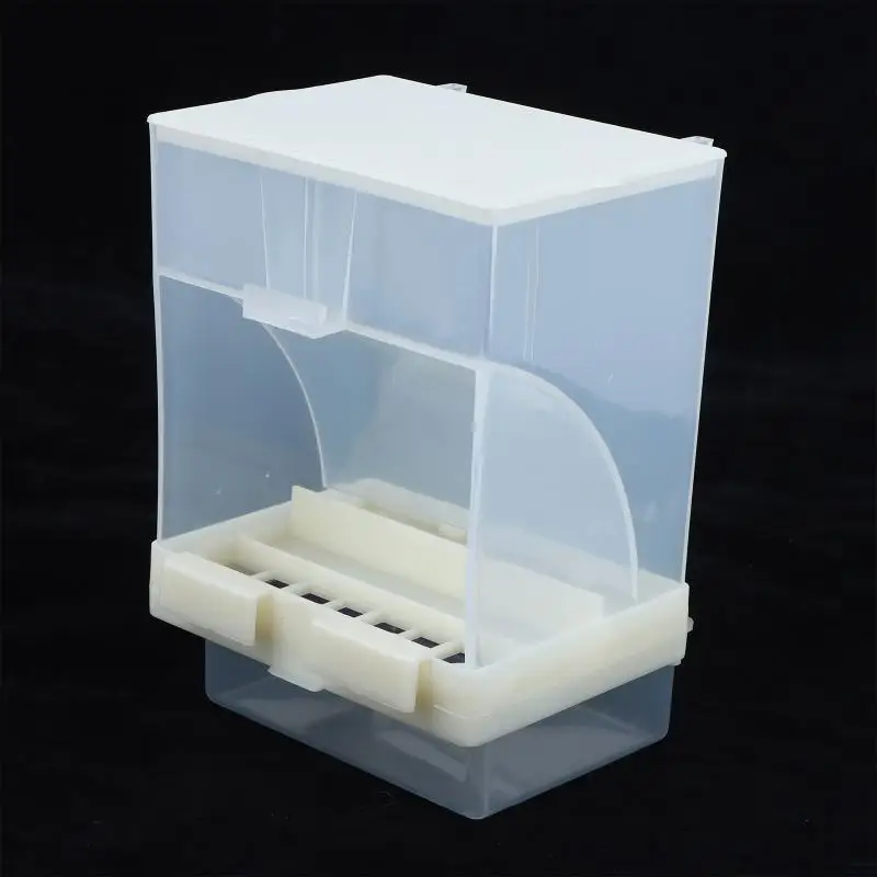 Parrot Food Box, Anti Scattering And Splash Automatic Bird Feeder, Bird Cage Accessories