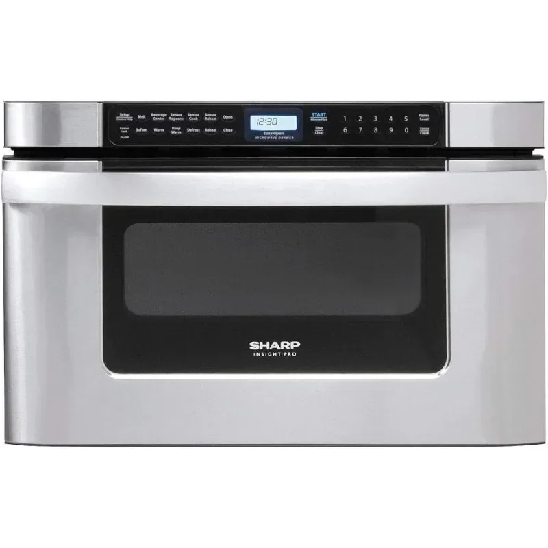 Sharp KB-6524PS 24-Inch Microwave Drawer Oven, 1.2 cu. ft., Stainless Steel