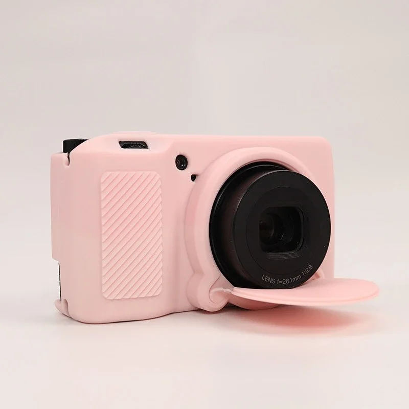 Anti-Drop Soft Silicone Shell，Shockproof Body Protective Bag+Free Tempered Film For Ricoh GR3 GR3X Camera