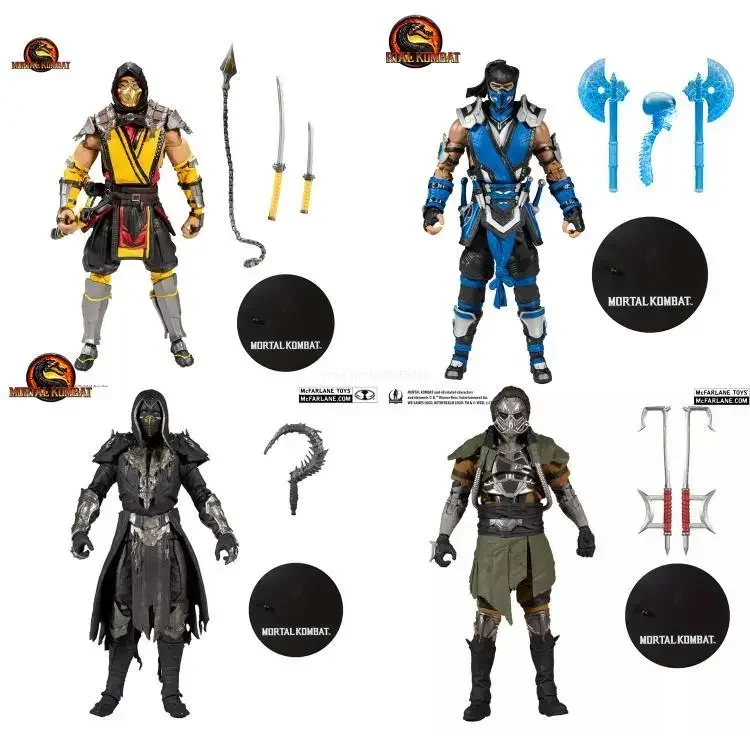 

1/2 Pvc Original Mcfarland Anime Figurine Scorpion Zero Kabal Mortal Kombat Action Figure Collect Model Kid Toy Gift