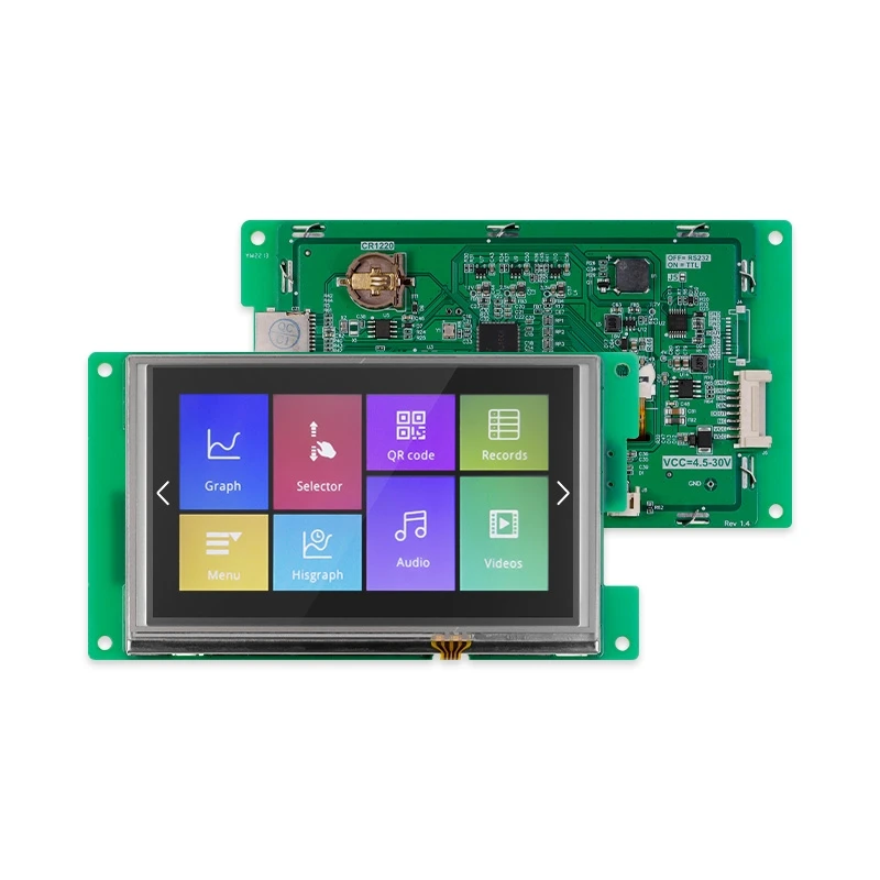 

Wizee 5 inch 800*480 HMI touch display ,TTL serial screen,with RTC Moudle,is a free debug support for the assignment operator