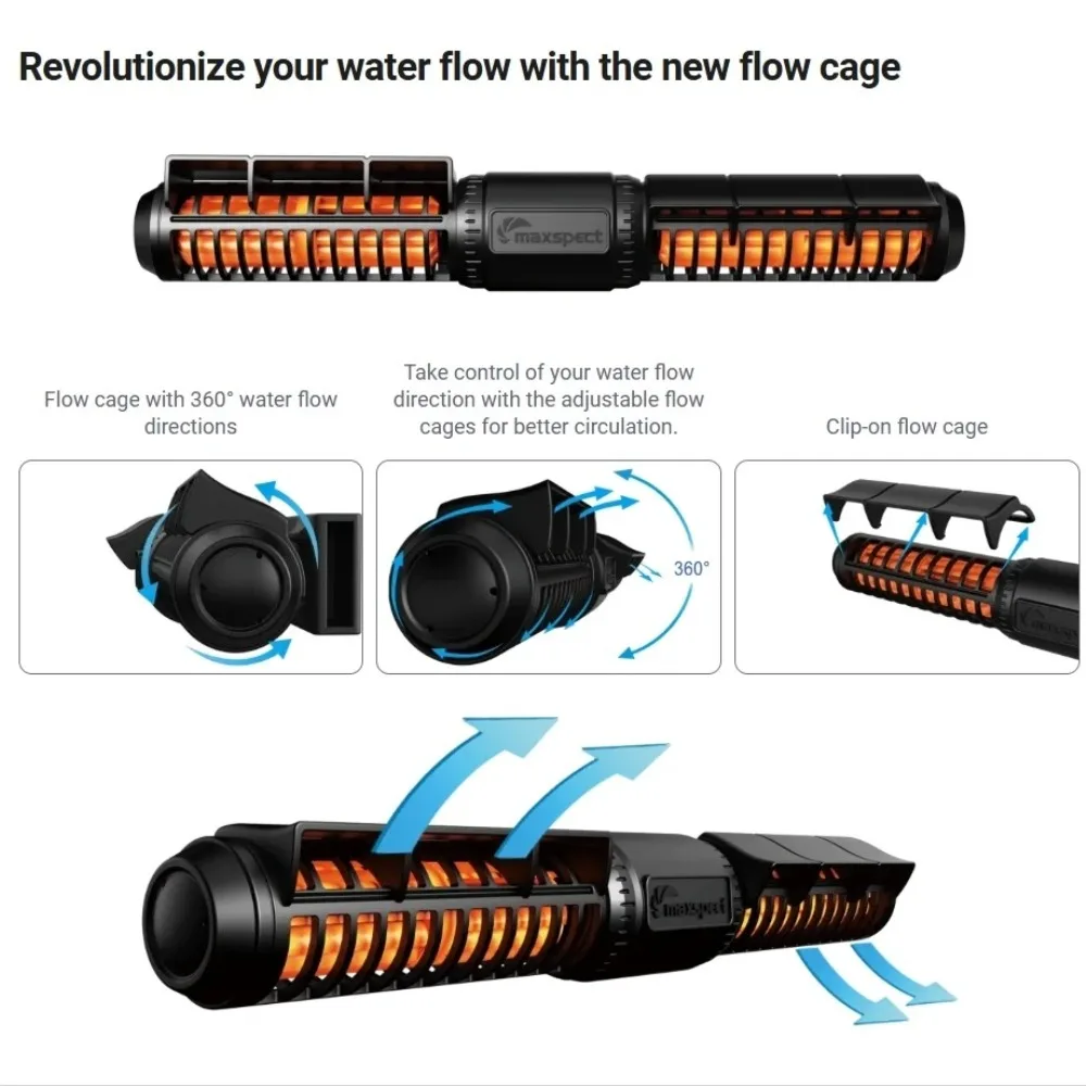 Jump GYRE MJ-GF316 MJ-GF308 Aquarium Fish Tank Wavemaker Pump