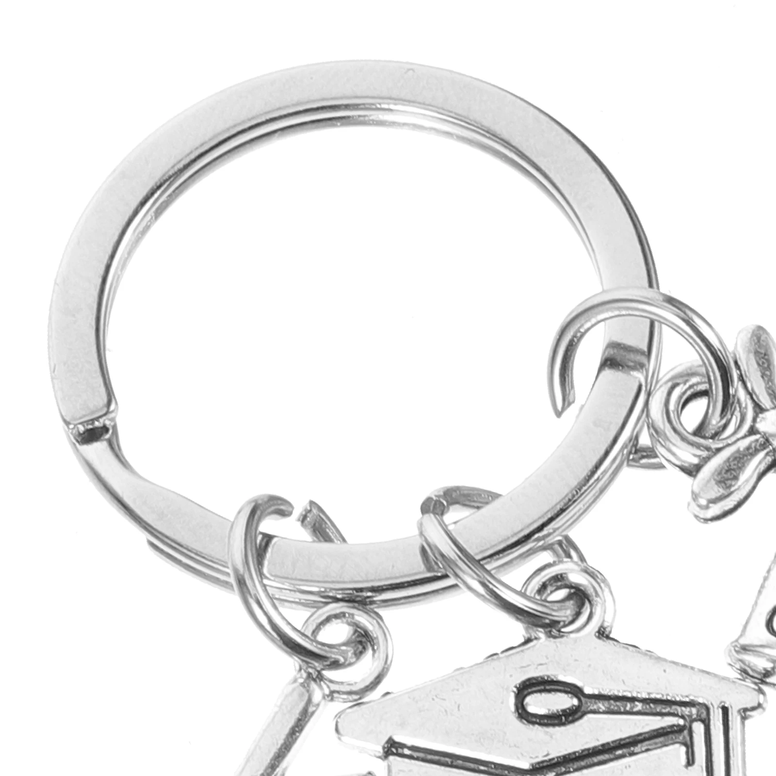 

2024 Creative Stainless Steel Gift Metal Key Ring For Party Travel Decoration Grad Key Ring Graduation Gift Unique Graduation