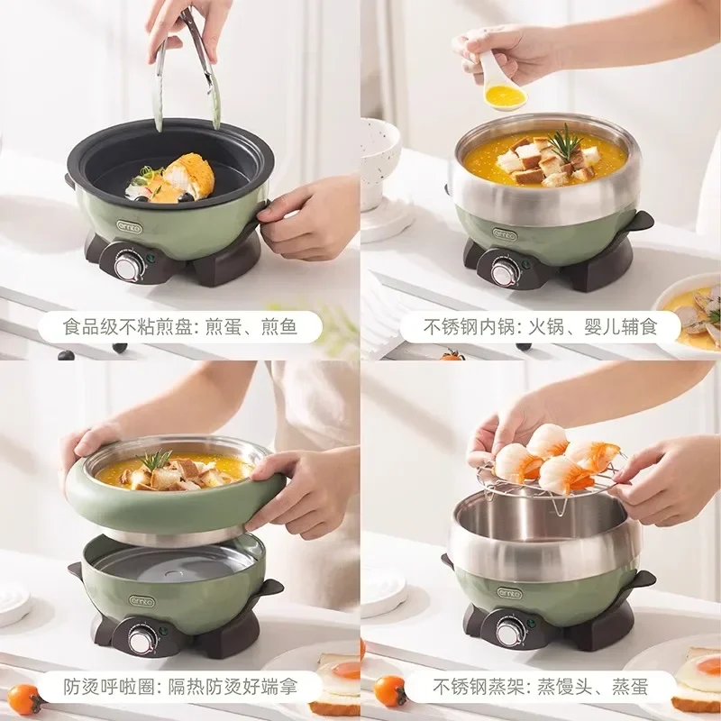 ERNTE Travel Electric Cooker Portable Folding Multi functional One Person Food