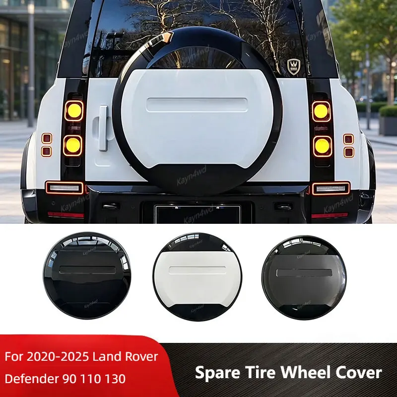 Off Road 4x4 Car Exterior Accessories ABS Spare Tire Wheel Protector Cover For Land Rover L663 2020-2026 Defender 90 110 130