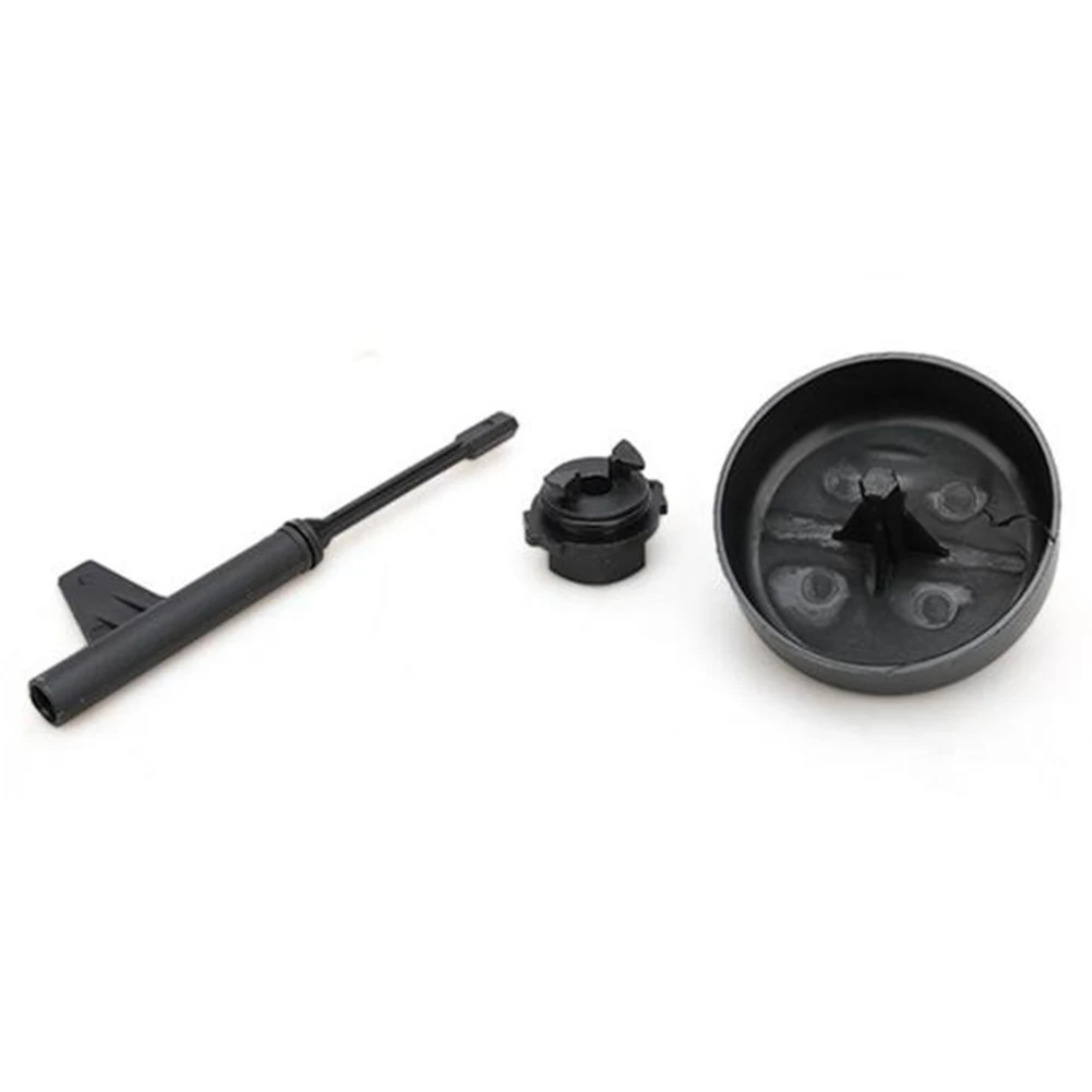 

Filler Tool Set Oil Change Adapter Car Maintenance Black 3-Piece Connector Easy Installation For Oil Dispenser