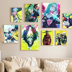 1pc Anime Cyberpunk Edgerunners Poster Paper Print Home Living Room Bedroom Entrance Bar Restaurant Cafe Art Painting Decoration