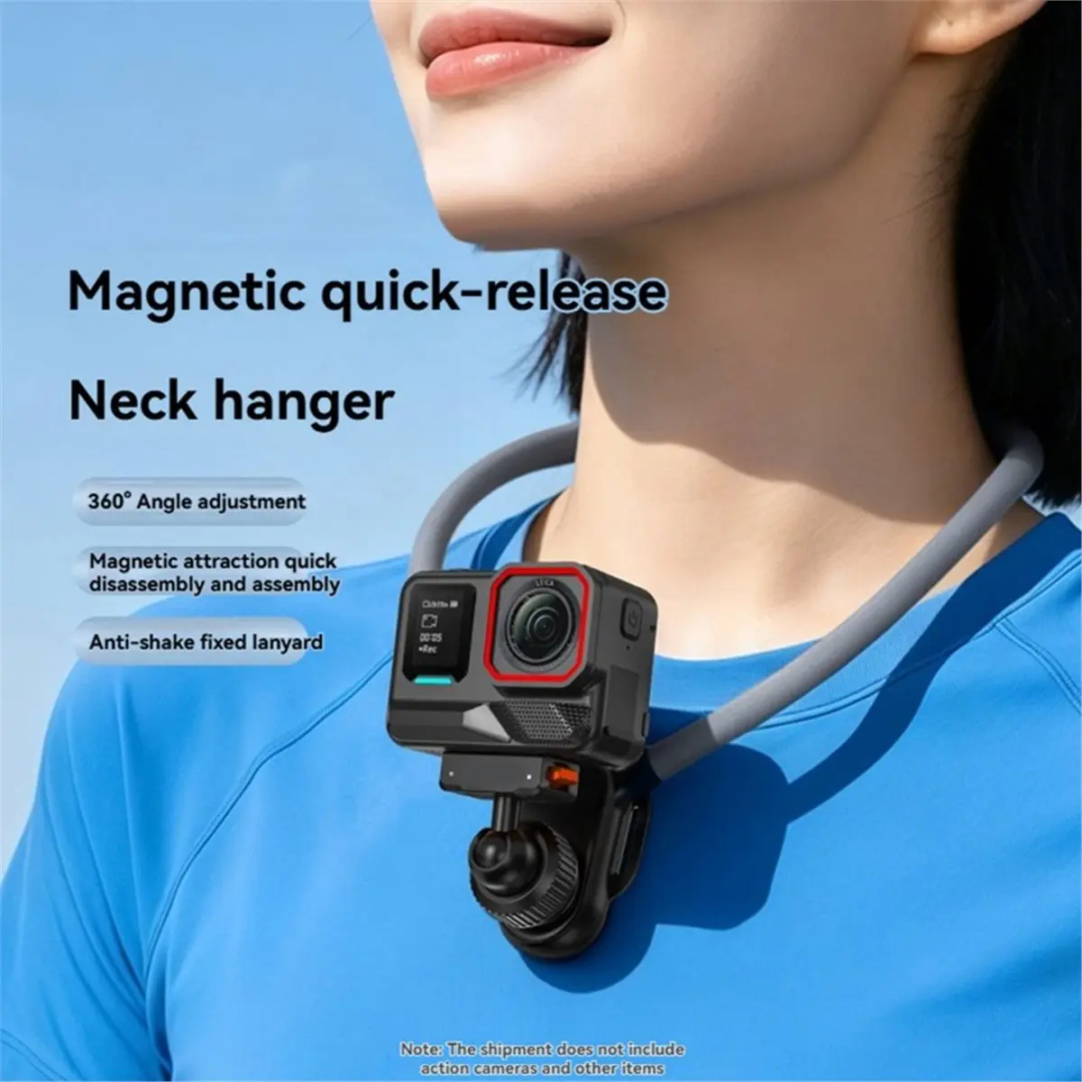 Neck Hold Mount Chest Mount for / Pro/2/X5 Camera Mount Chest Strap POV Silicone Bracket Accessories