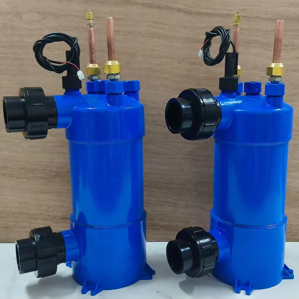 Titanium Twisted Tube Heat Exchanger With PVC Shell For Water Cooling System