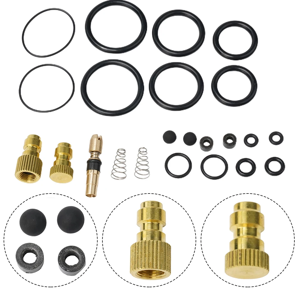 O-rings High Pressure PCP Pump Sealing Air Pump Accessories Inflator Repair Set Kit NBR Copper 30mpa Universal Replacement Kits